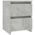 Miniatyrbilde 1 av 8: vidaXL Nattbord betong 30x30x40 cm sponplate