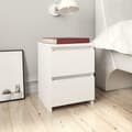 Miniatyrbillede 7 af 8: vidaXL sengeskab 30 x 30 x 40 cm spånplade hvid
