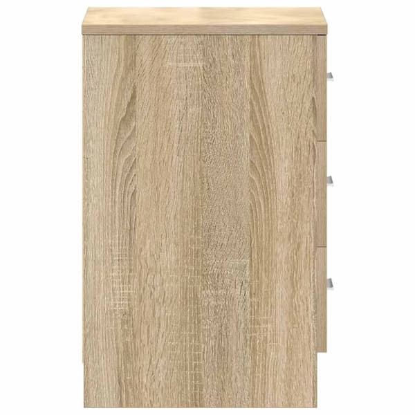 vidaXL sengeskabe 2 stk. 38 x 35 x 56 cm spånplade sonoma-eg