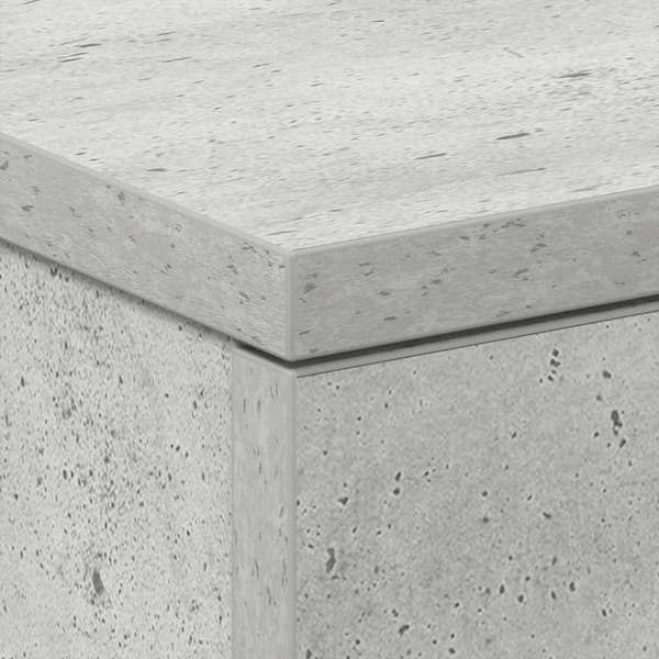vidaXL Yöpöydät 2 kpl betoninharmaa 38x35x56 cm lastulevy