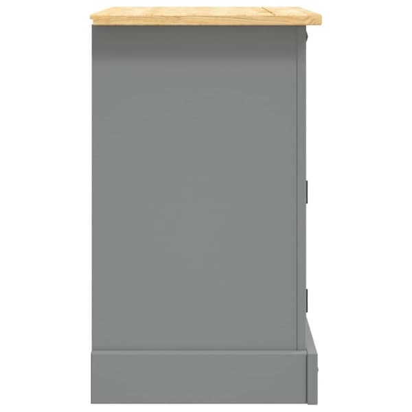 vidaXL sengebord Corona-serien 53x39x66 cm mexicansk fyrretræ