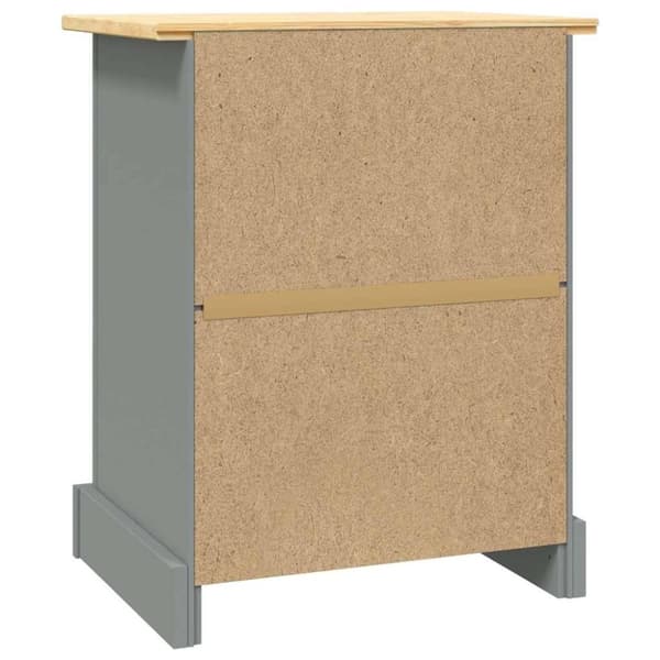 vidaXL sengebord Corona-serien 53x39x66 cm mexicansk fyrretræ