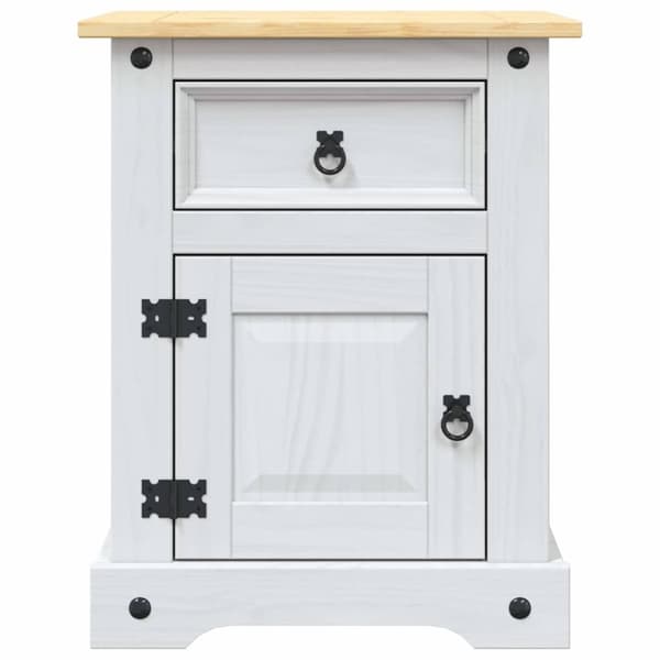 vidaXL sengebord Corona-serien 53x39x66 cm mexicansk fyrretræ