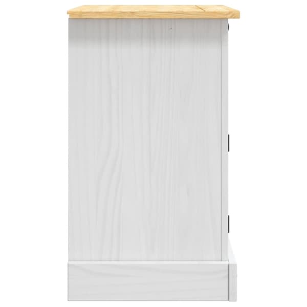vidaXL sengebord Corona-serien 53x39x66 cm mexicansk fyrretræ