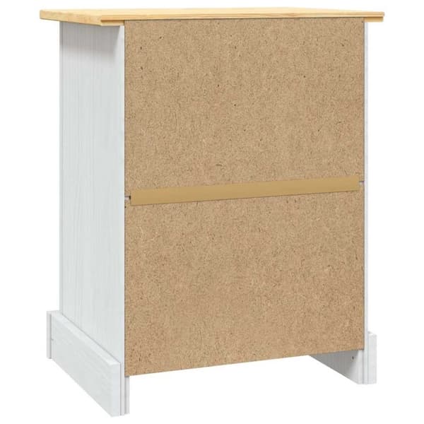 vidaXL sengebord Corona-serien 53x39x66 cm mexicansk fyrretræ