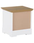 Miniatyrbillede 5 af 9: Sengebord Natbord Hvid 1 Skuffe Minimalistisk