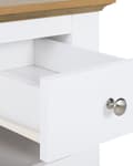Miniatyrbillede 6 af 9: Sengebord Natbord Hvid 1 Skuffe Minimalistisk