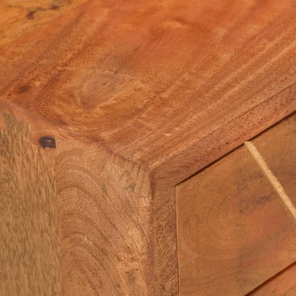 vidaXL Sängbord 43x30x58 cm massivt mangoträ