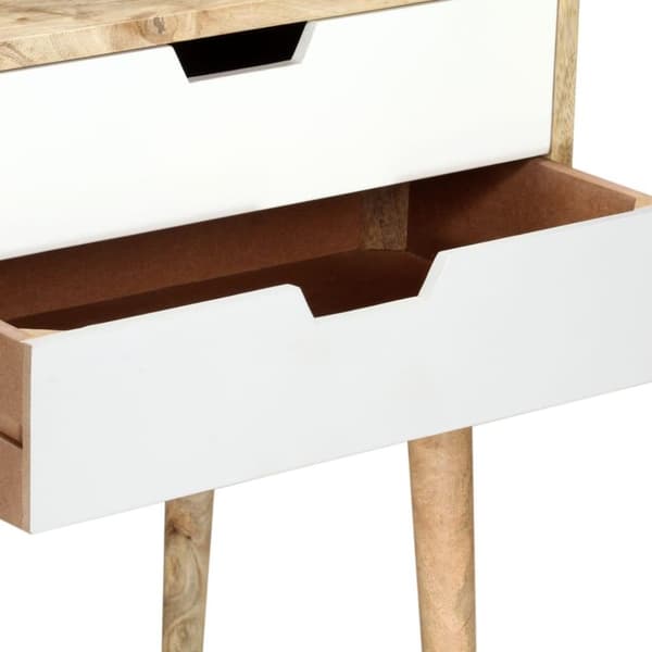 vidaXL Sängbord 47x35x59 cm massivt mangoträ