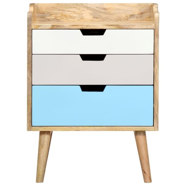 vidaXL Nattbord 47x35x63 cm heltre mango