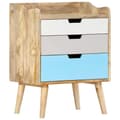Miniatyrbilde 8 av 10: vidaXL Nattbord 47x35x63 cm heltre mango