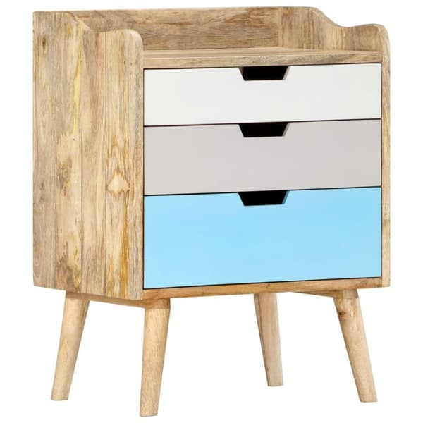 vidaXL Nattbord 47x35x63 cm heltre mango