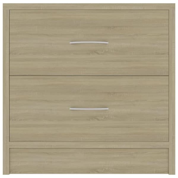 vidaXL Nattbord sonoma eik 40x30x40 cm sponplate