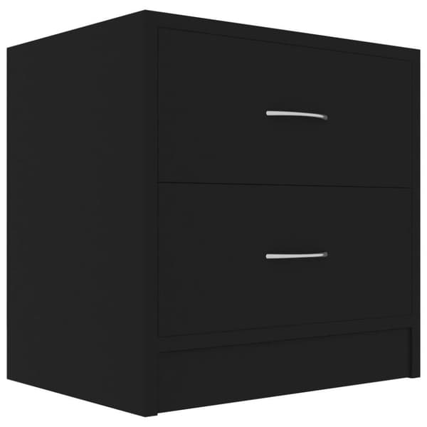 vidaXL sengeskab 40x30x40 cm spånplade sort
