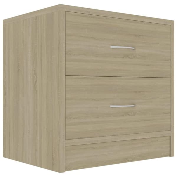 vidaXL Nattbord 2 stk sonoma eik 40x30x40 cm sponplate