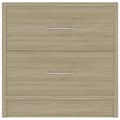 Miniatyrbilde 5 av 9: vidaXL Nattbord 2 stk sonoma eik 40x30x40 cm sponplate