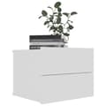 Miniatyrbillede 3 af 9: vidaXL sengeskab 40x30x30 cm spånplade hvid