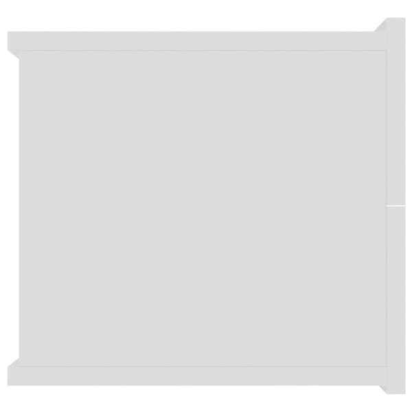 vidaXL sengeskab 40x30x30 cm spånplade hvid