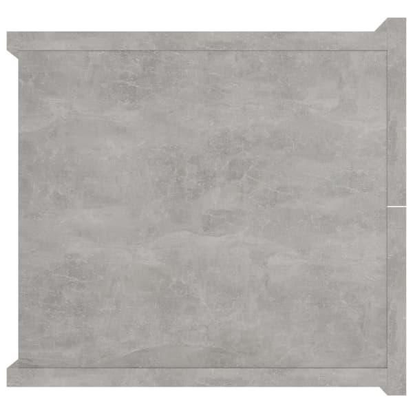vidaXL sengeskab 40x30x30 cm spånplade betongrå