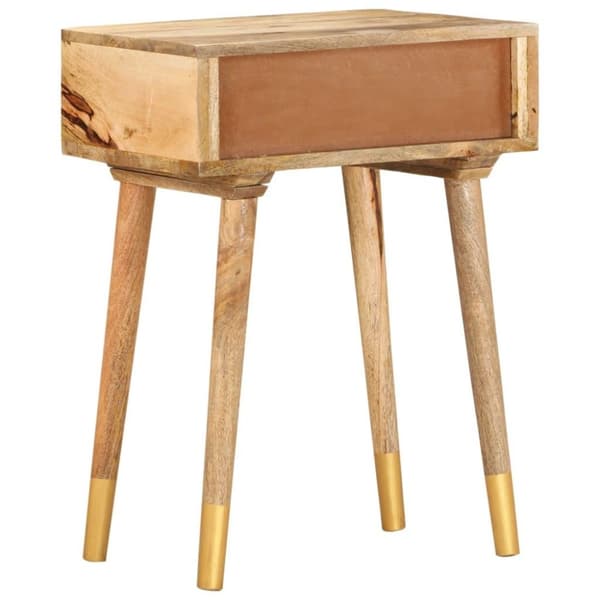 vidaXL Nattbord 43x30x58 cm heltre mango