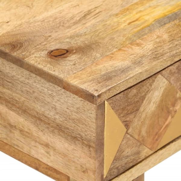 vidaXL Nattbord 43x30x58 cm heltre mango