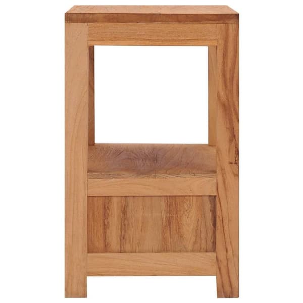 vidaXL Sängbord 40x30x50 cm massiv teak