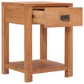 Miniatyrbilde 2 av 6: vidaXL Nattbord 35x35x50 cm heltre teak