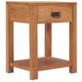 Miniatyrbilde 1 av 6: vidaXL Nattbord 35x35x50 cm heltre teak