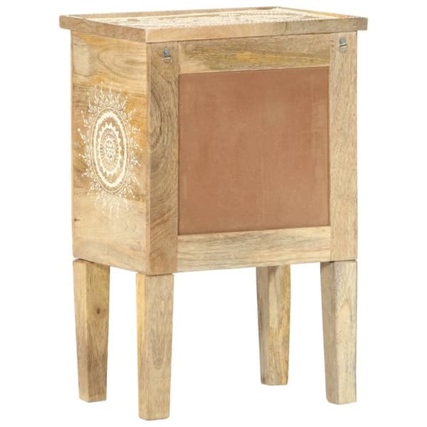vidaXL Håndmalt nattbord 40x30x60 cm heltre mango