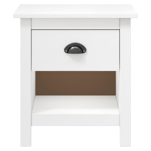 vidaXL sengebord Hill 2 stk. 46x35x49,5 cm massivt fyrretræ