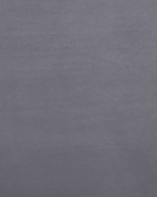 Sengebord Grå Velour Polstring 1 Skuffe Minimalistisk Design Soveværelsesmøbler
