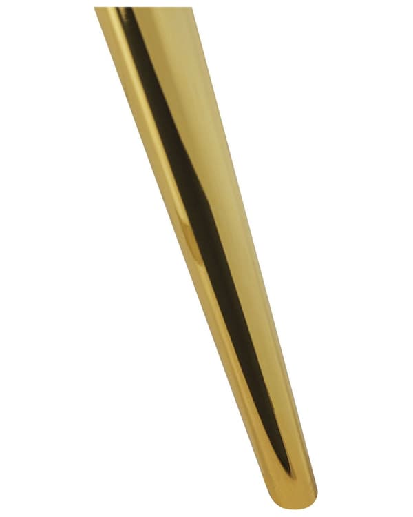 Sengebord Gul Velour Polstring Natbord 1 Skuffe Minimalistisk Design Soveværelsesmøbler