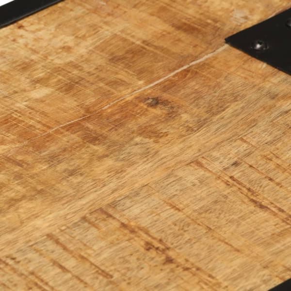 vidaXL sengeskab 43x30x51 cm massivt ru mangotræ