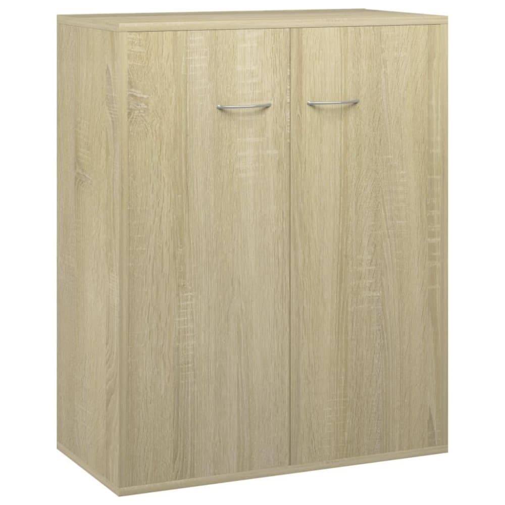 vidaXL Senkki Sonoma-tammi 60x30x75 cm lastulevy