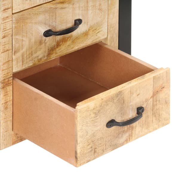 vidaXL sengeskab 40x35x55 cm massivt mangotræ