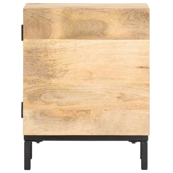 vidaXL Sängbord 40x30x51 cm massivt mangoträ
