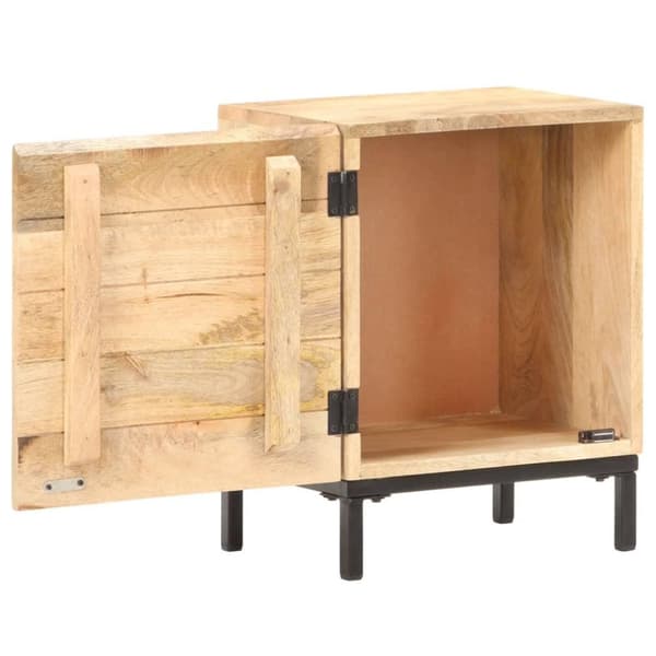 vidaXL Sängbord 40x30x51 cm massivt mangoträ