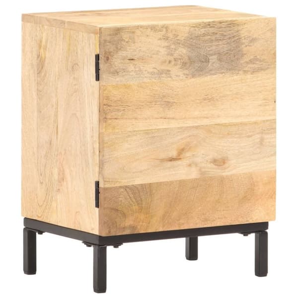 vidaXL Sängbord 40x30x51 cm massivt mangoträ