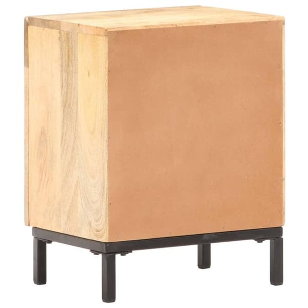vidaXL Sängbord 40x30x51 cm massivt mangoträ