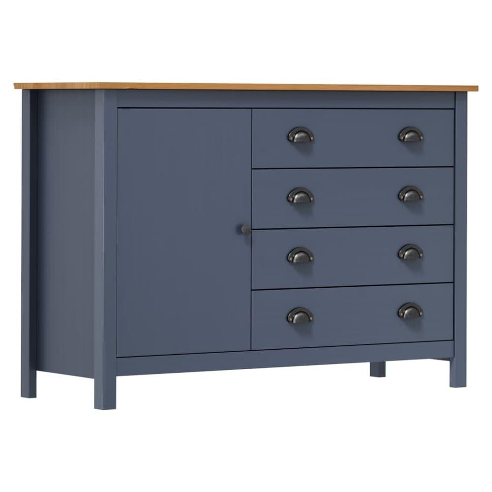 vidaXL Lipasto Hill Range harmaa 120x40x80 cm täysi mänty