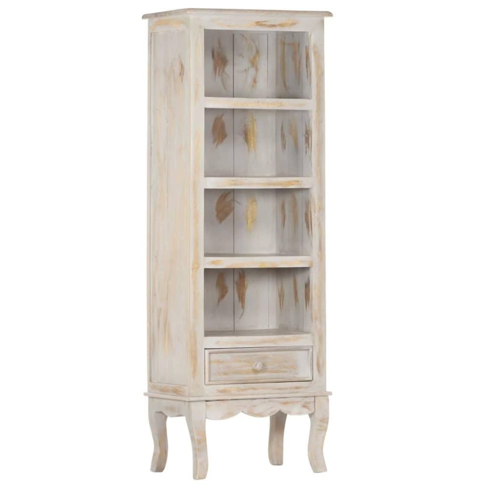 vidaXL Highboard grå 45x30x130 cm heltre mango