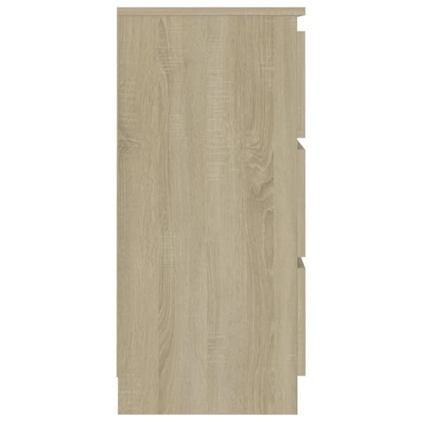 vidaXL Senkki Sonoma-tammi 60x35x76 cm lastulevy