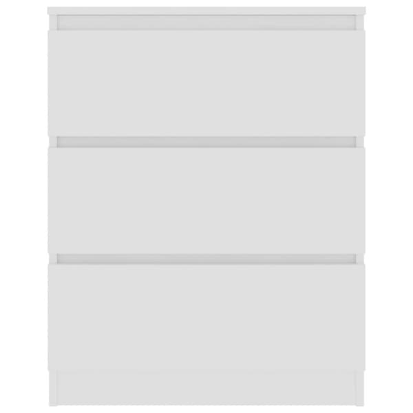 vidaXL skænk 60x35x76 cm konstrueret træ hvid