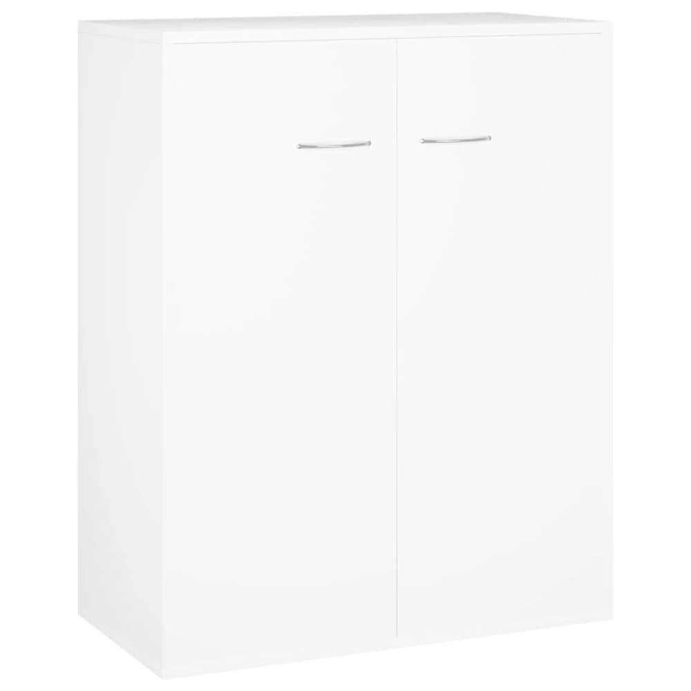 vidaXL Skänk vit 60x30x75 cm spånskiva