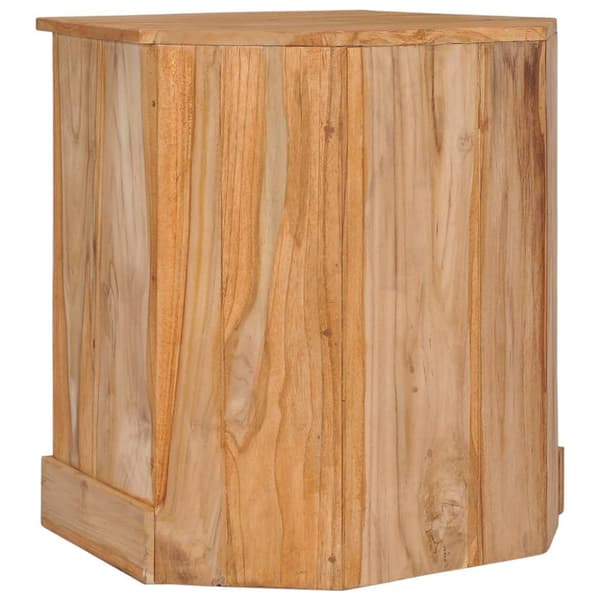 vidaXL hjørneskab 60x45x60 cm massivt teaktræ