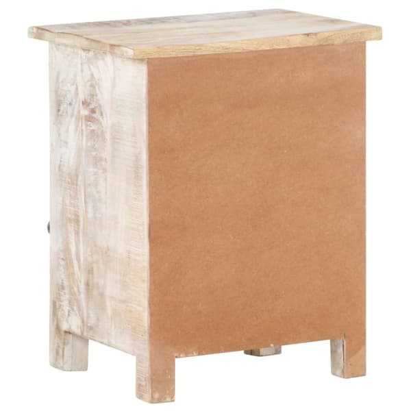 vidaXL Nattbord 40x30x50 cm grovt akasietre