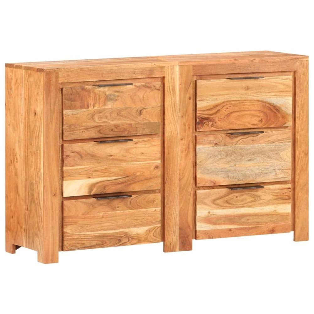 vidaXL Lipasto 118x33x75 cm täysi akaasiapuu