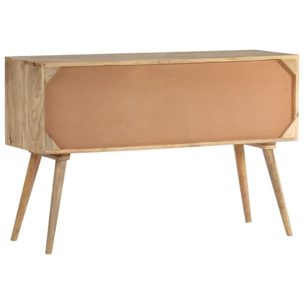 vidaXL skænk 118x35x75 cm massivt mangotræ