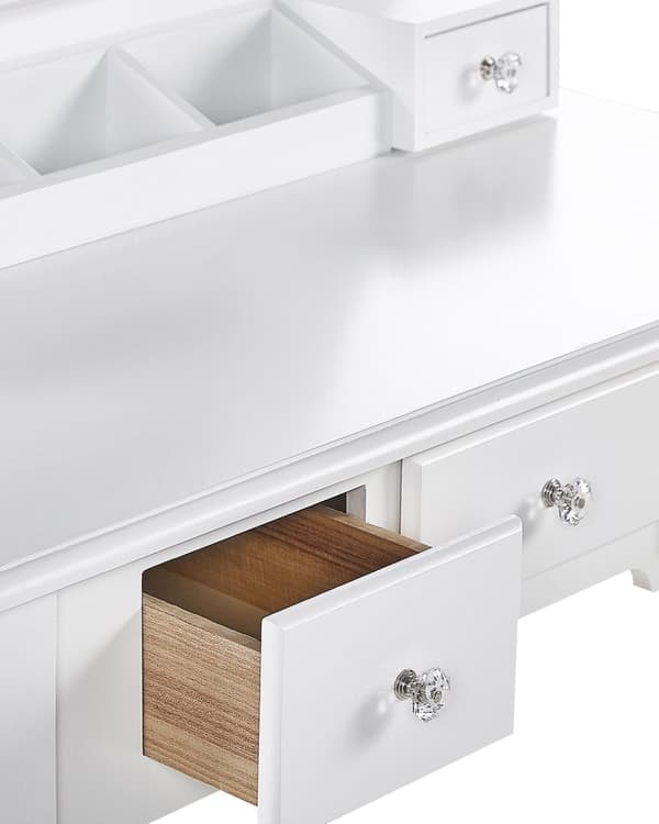 Sminkbord Vit 5 Lådor Vardagsrum Möbler Glam Design Sovrum