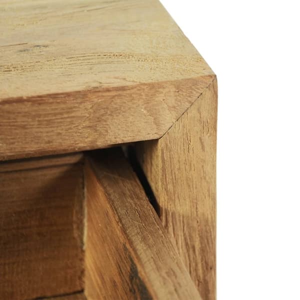 vidaXL Nattbord 2 stk 40x30x50 cm heltre teak